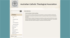 Desktop Screenshot of catholictheology.asn.au