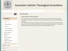 Tablet Screenshot of catholictheology.asn.au